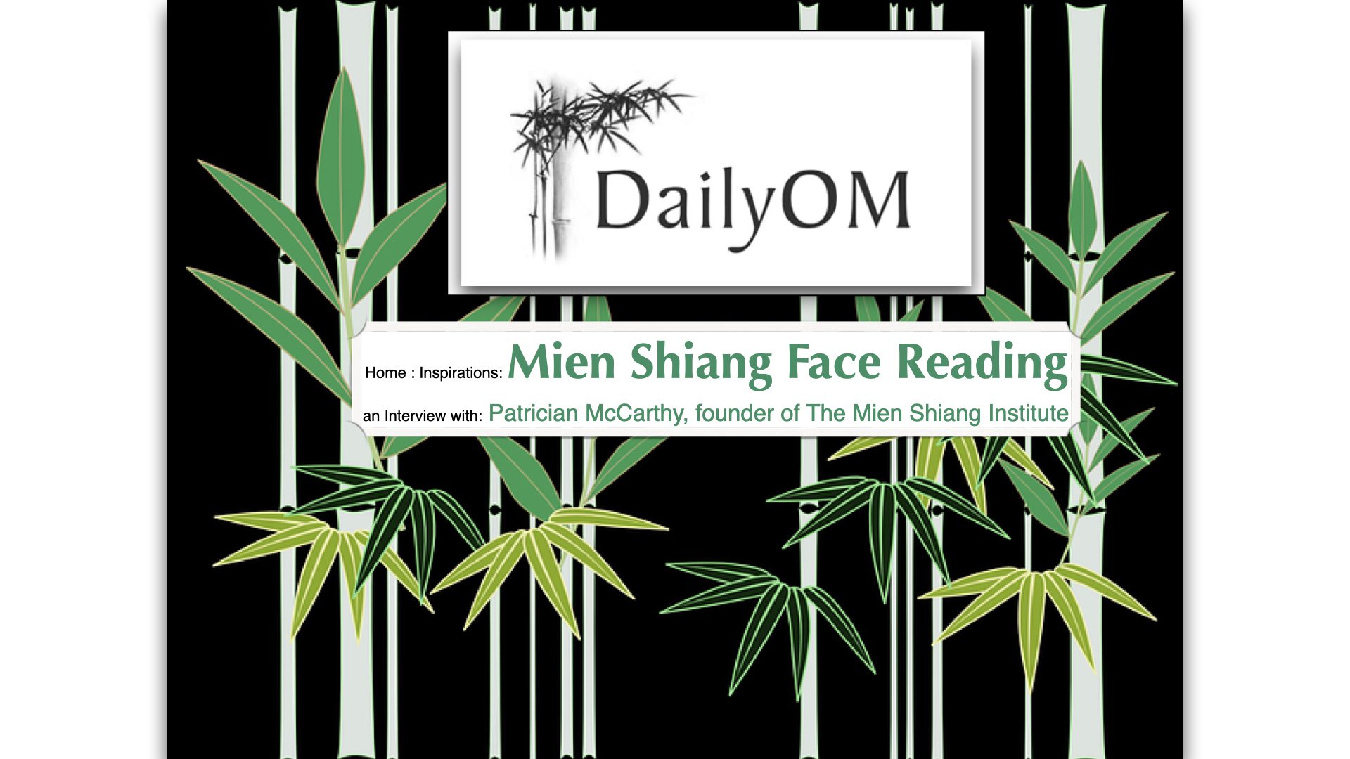 You are currently viewing Many Face Reading Styles — But Only One Authentic Mien Shiang!